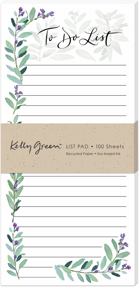 Magnetic List Pad Sage