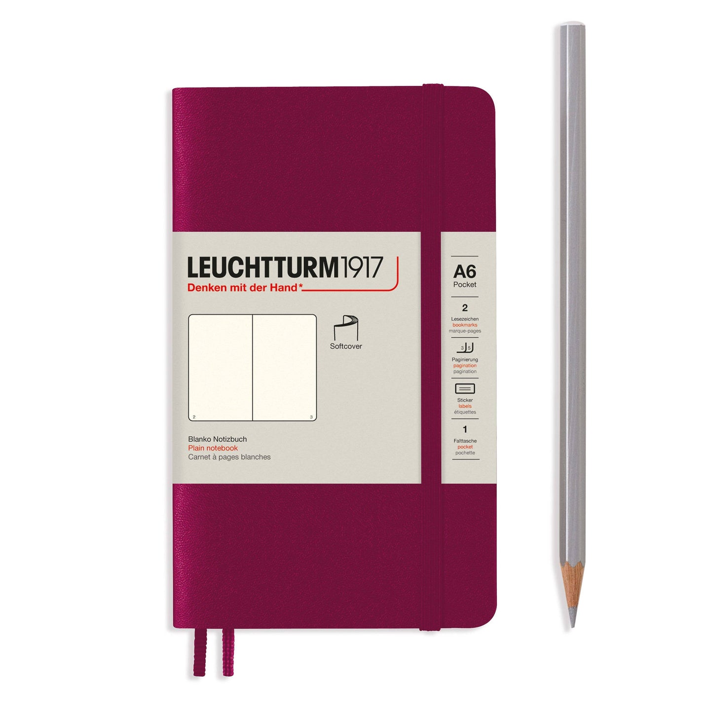 Notebooks - Pocket (A6): Stone Blue / Hardcover / Dotted