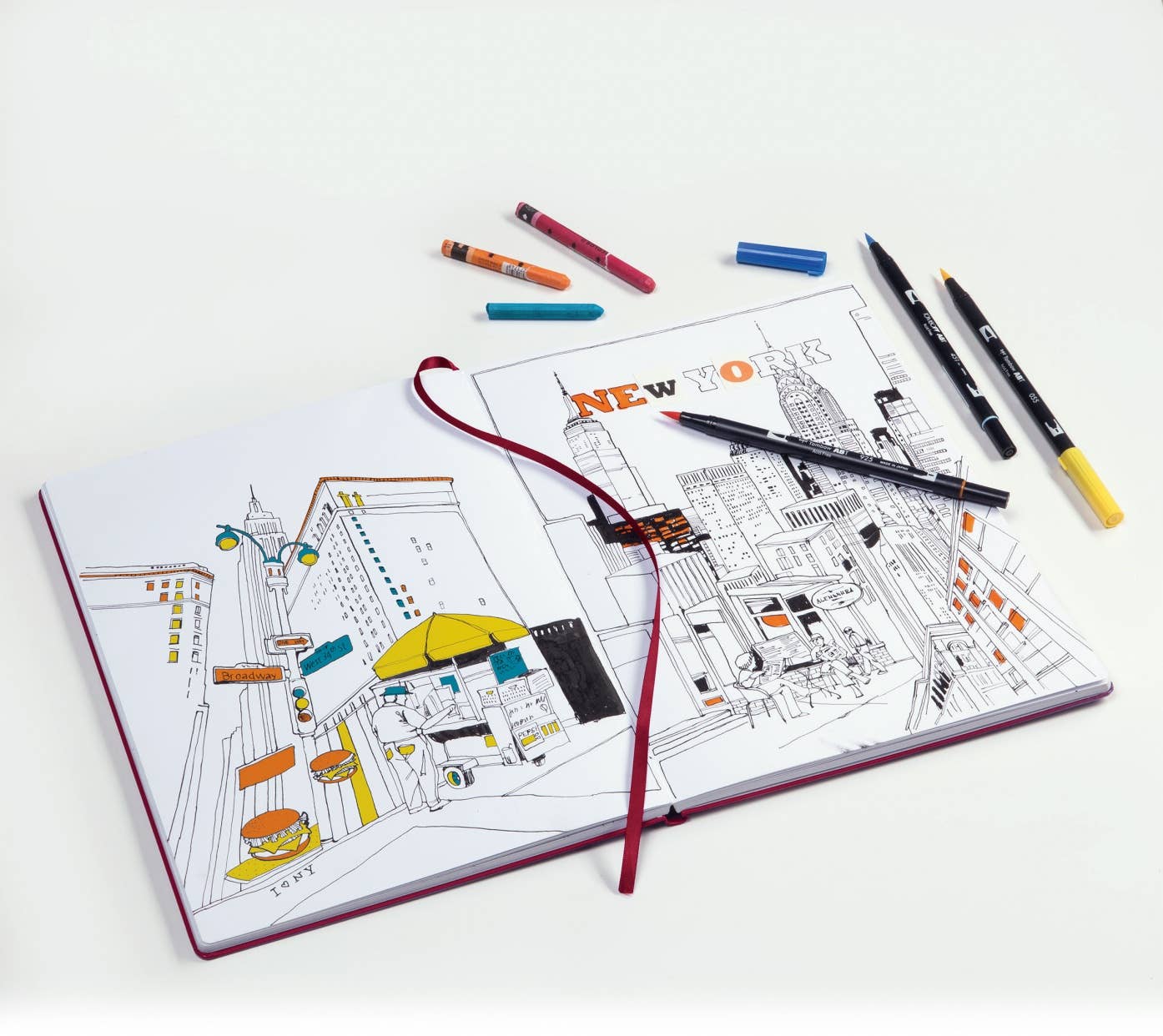 Sketchbooks - 150g/m² Paper Plain: Square / Lemon