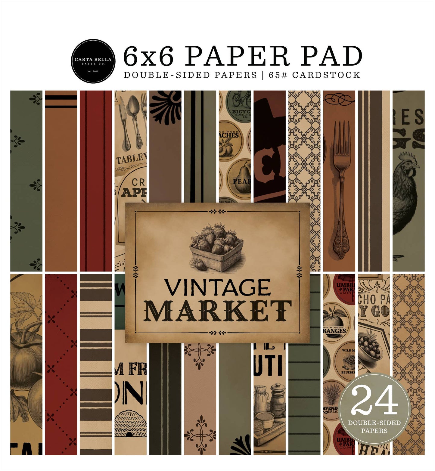 Vintage Market 6x6 Paper Pad