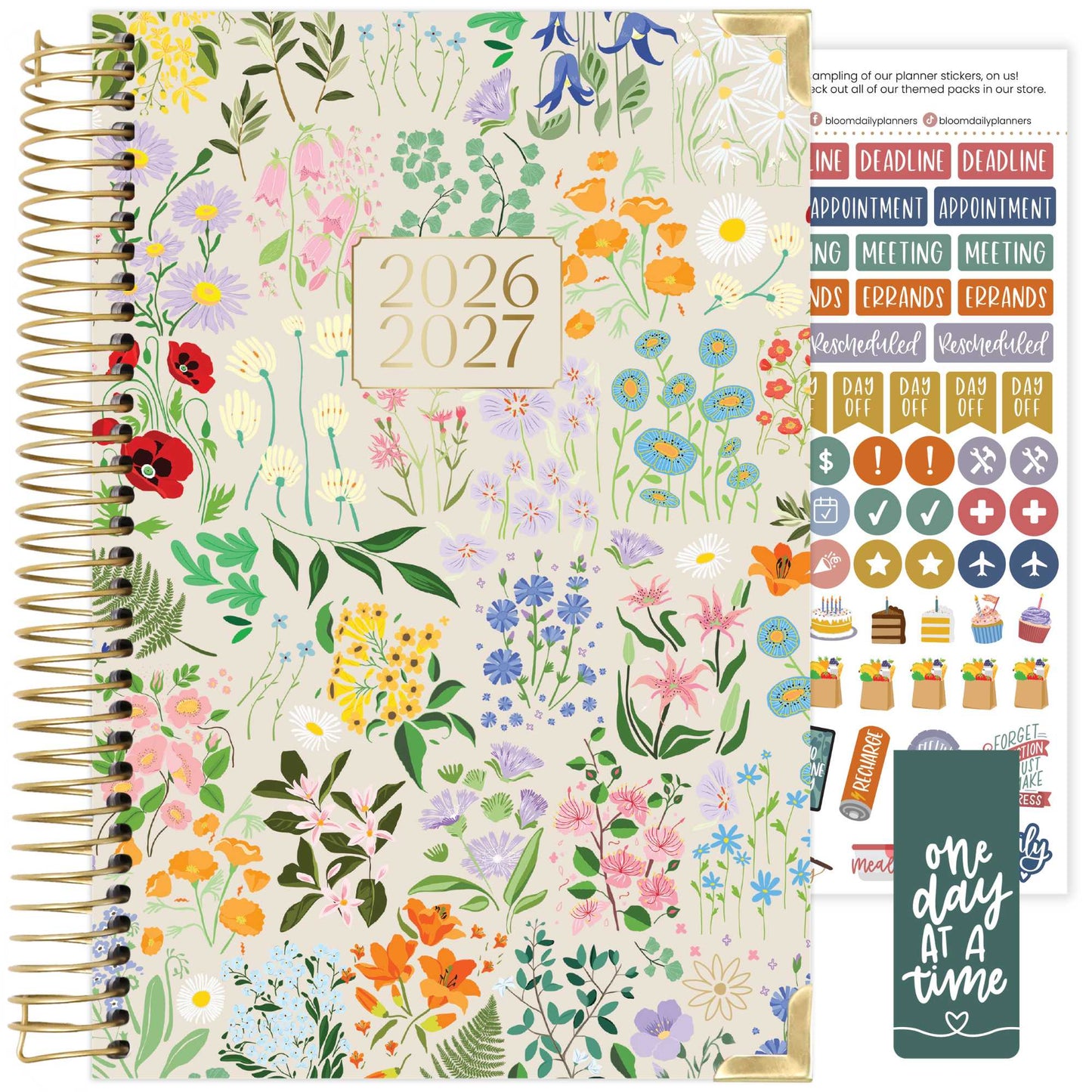 2026-27 Hard Cover Academic Planner, 5x8 Size (A5): Purple Linen