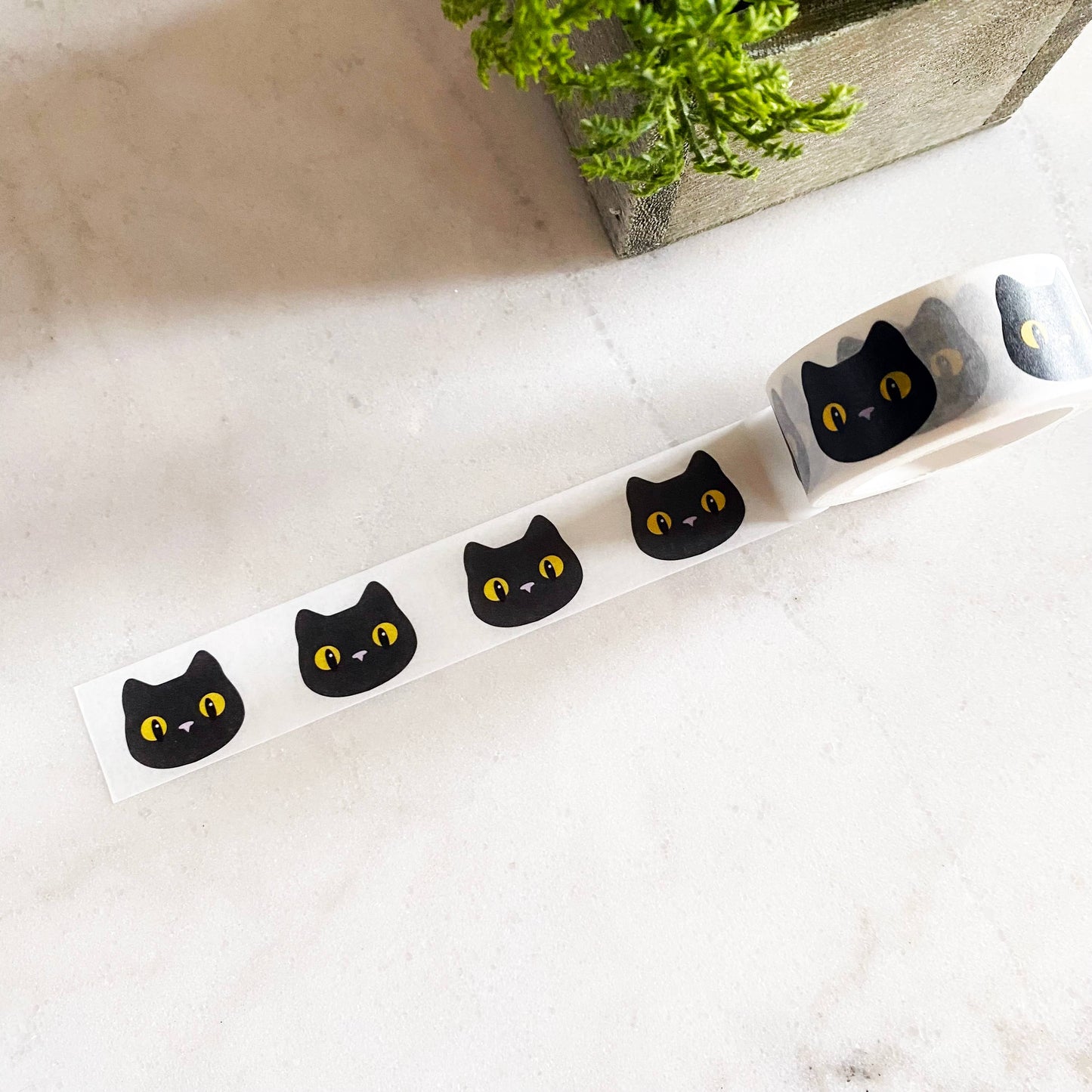 Black Cat Washi Tape 20mm x 10m