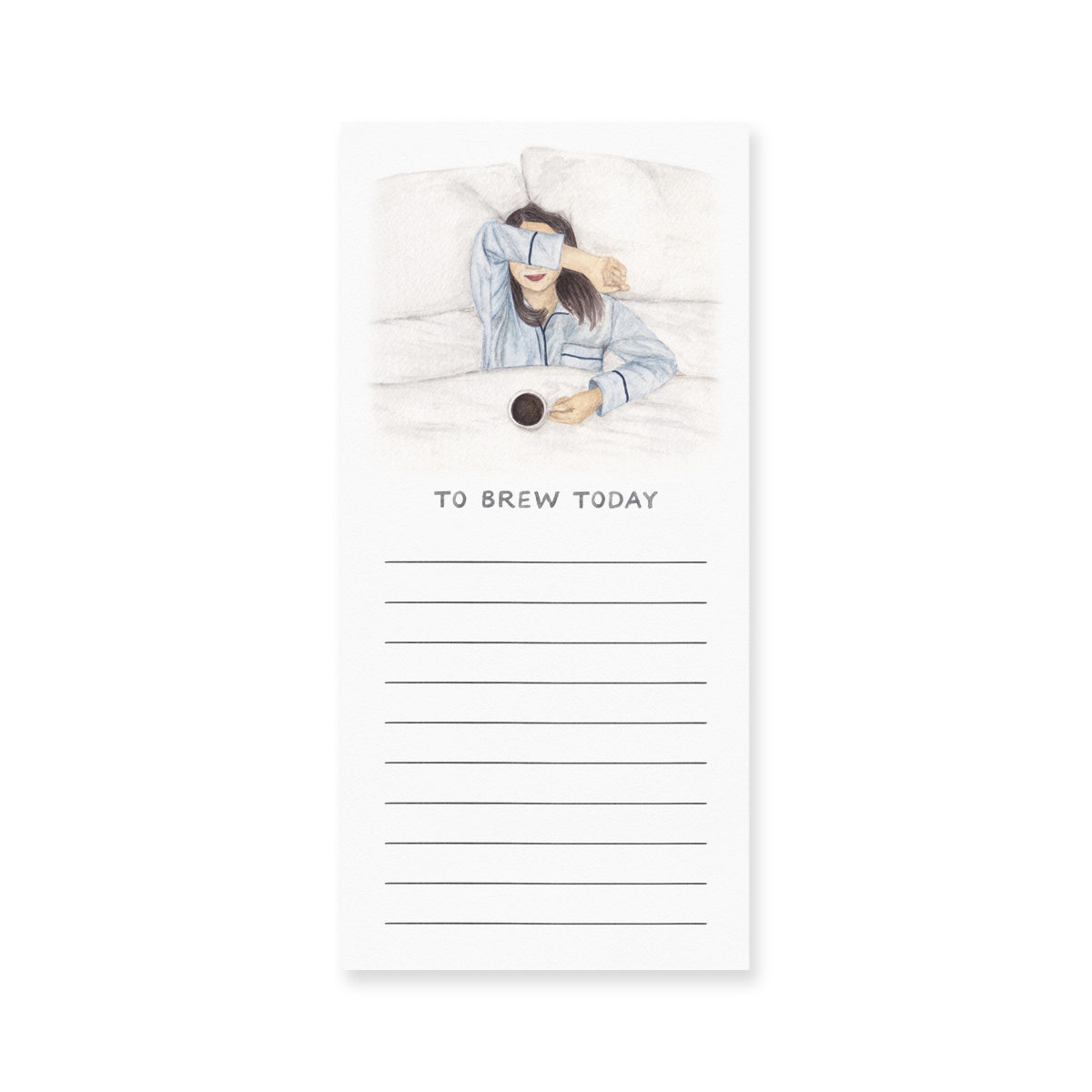 To Brew Today — Coffee Pun Notepad