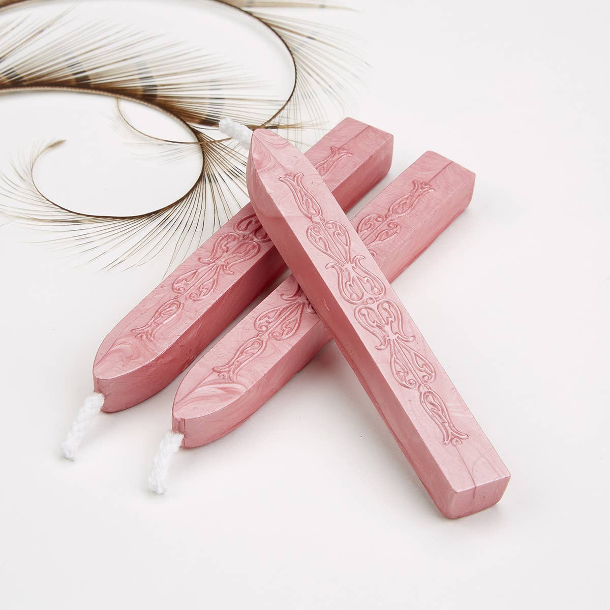 Sealing Wax Sticks with wick 3PK- 25+ colors: Red/Gold/Silver