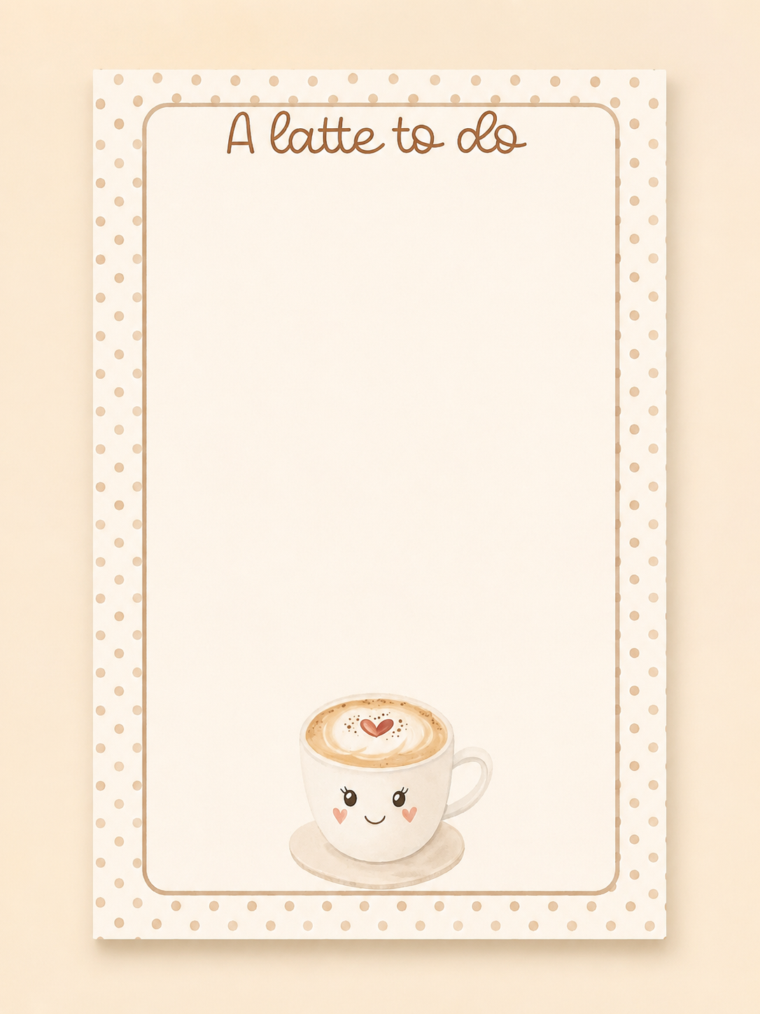 Coffee Lover Notepad Set of 3 | Cute Coffee Desk Pads | Cozy