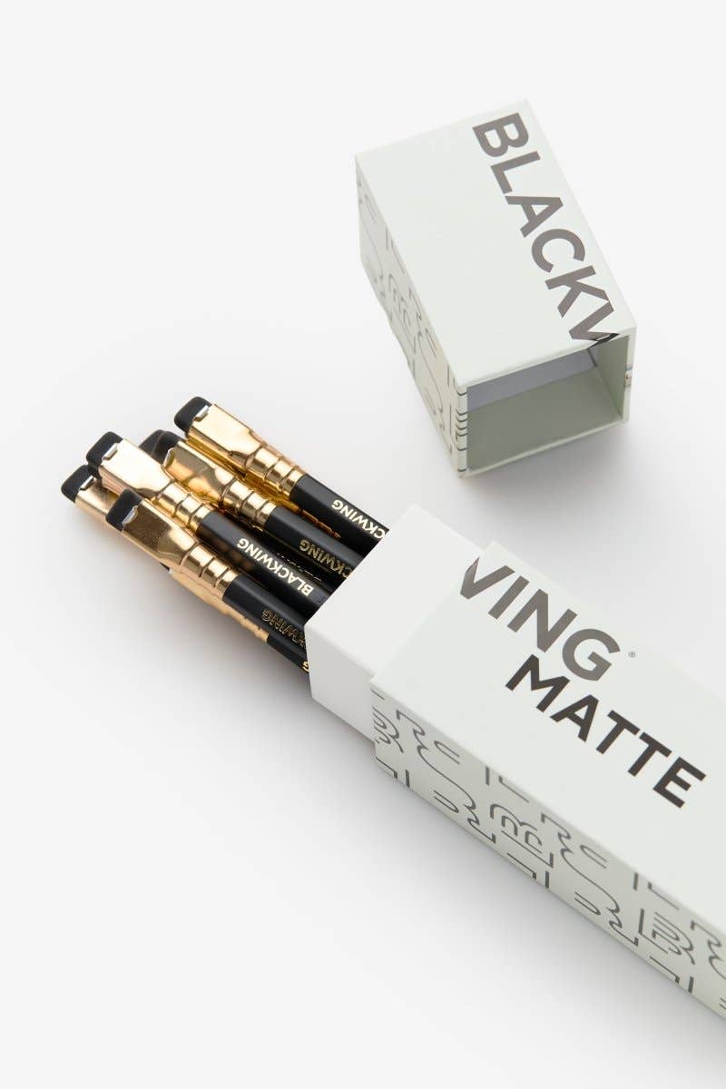Blackwing Matte Pencil Set: Black