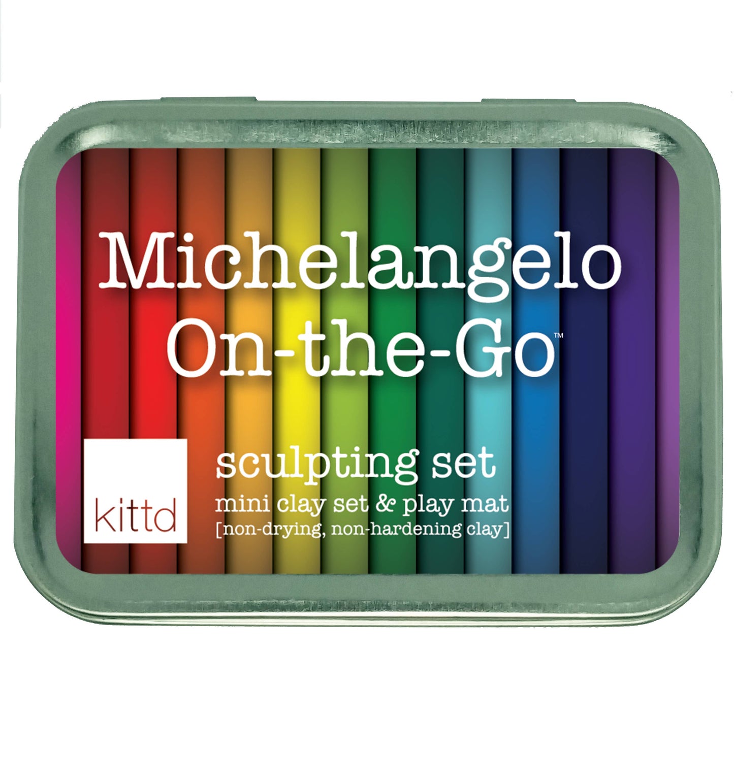 Michelangelo On-the-Go Kids Clay Play Set - kids art toy kids Summer Travel gift Museum gift