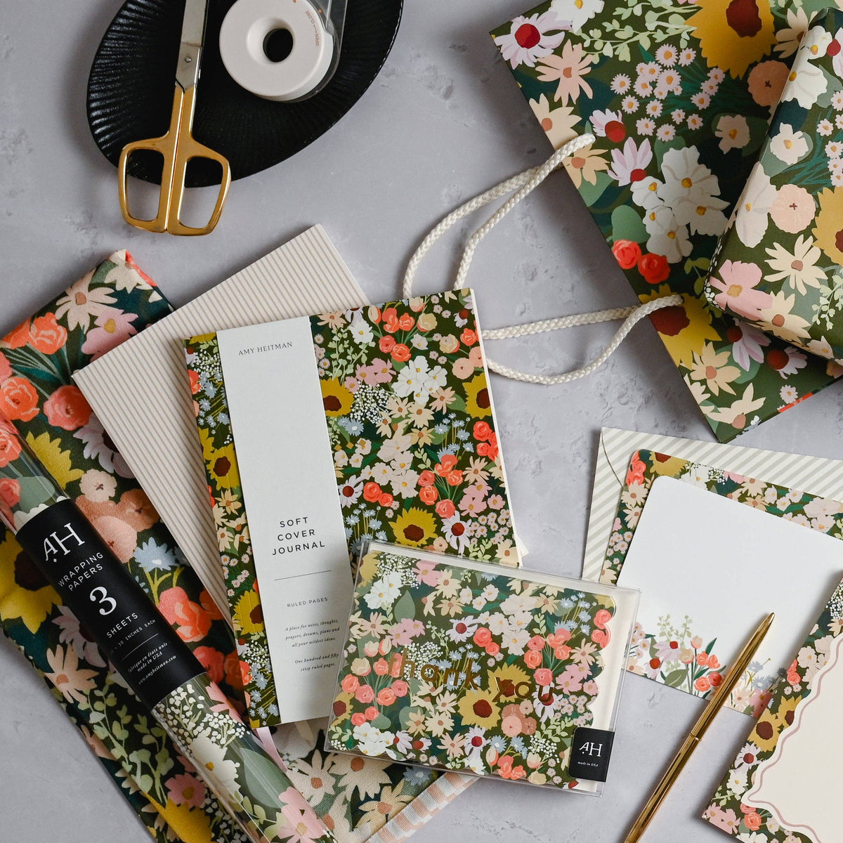 Flower Market Flat Note Set