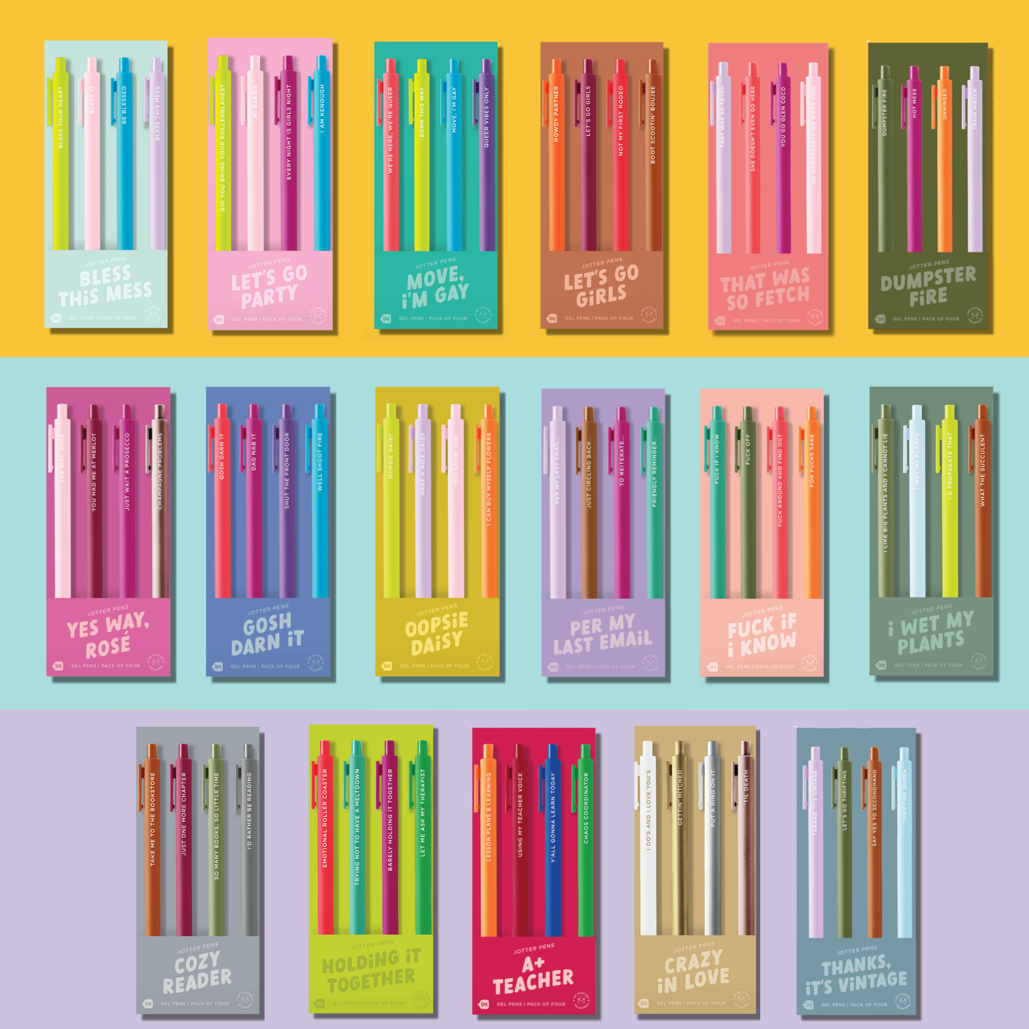 Jotter Sets 4 Pack Dumpster Fire