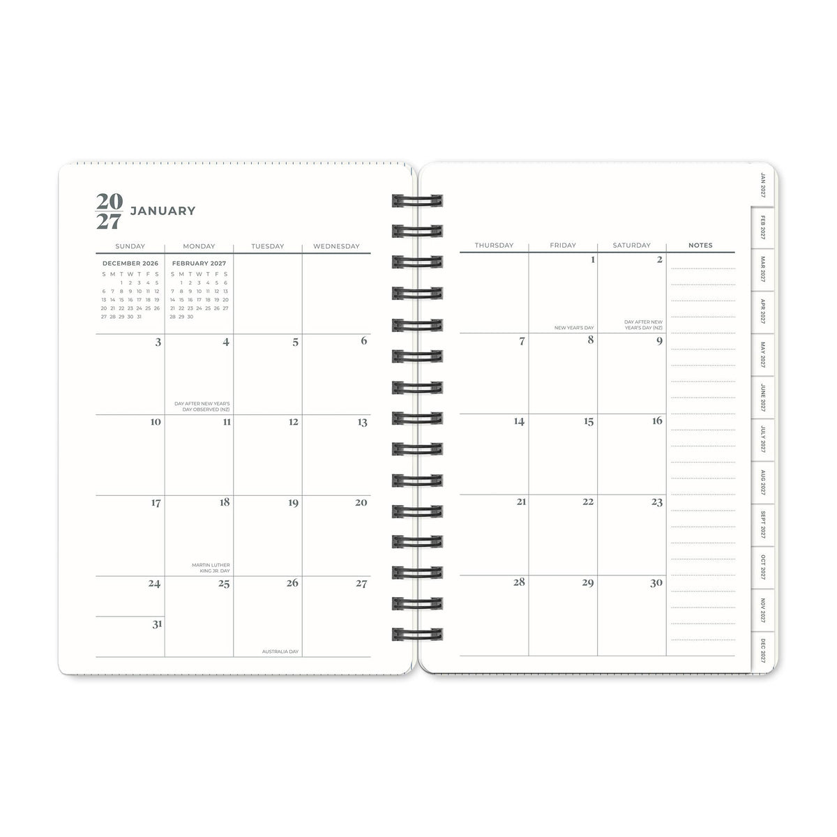 2027 Leisure Blue Agatha Planner
