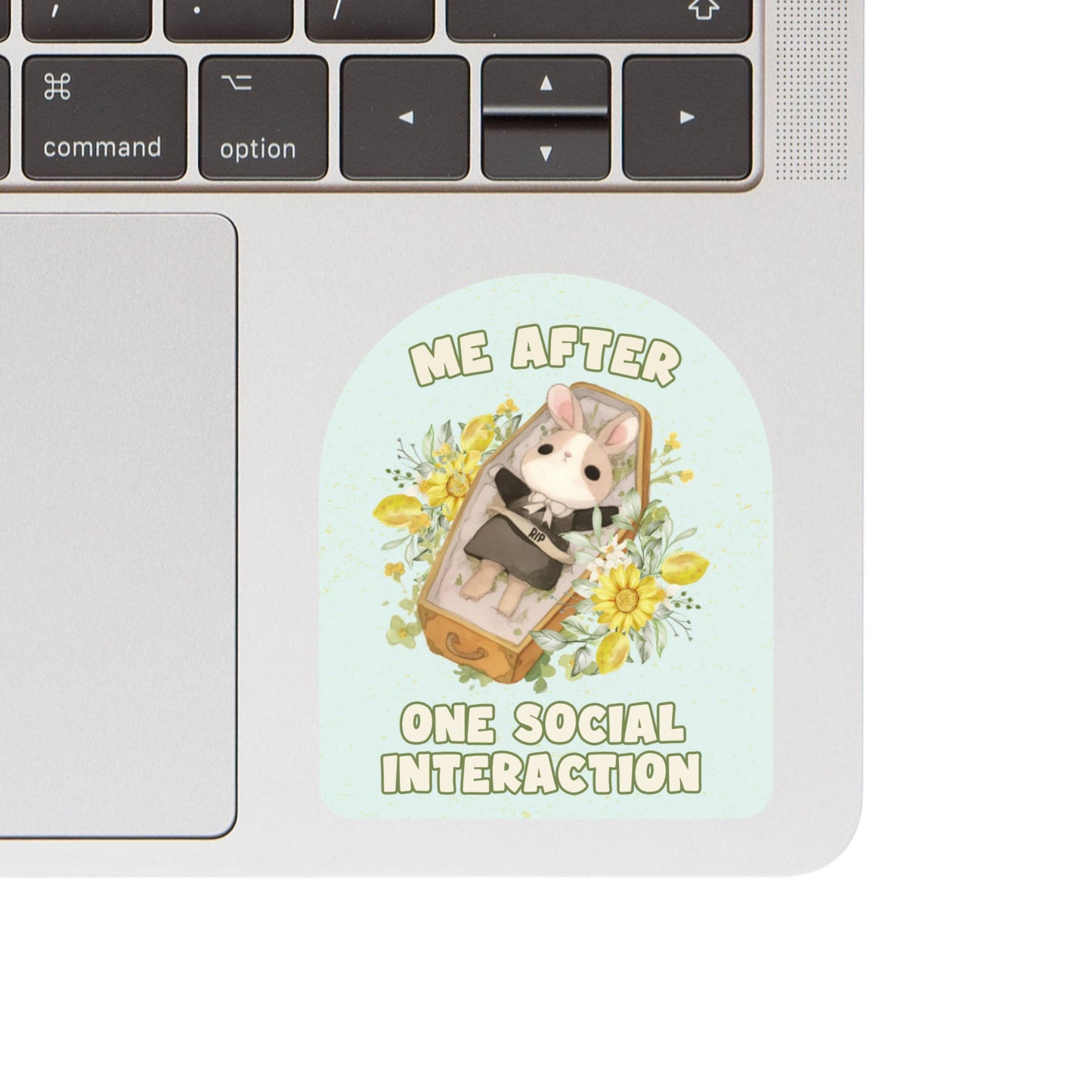 Mental Health Humor Cute Anxiety High Quality Vinyl Sticker