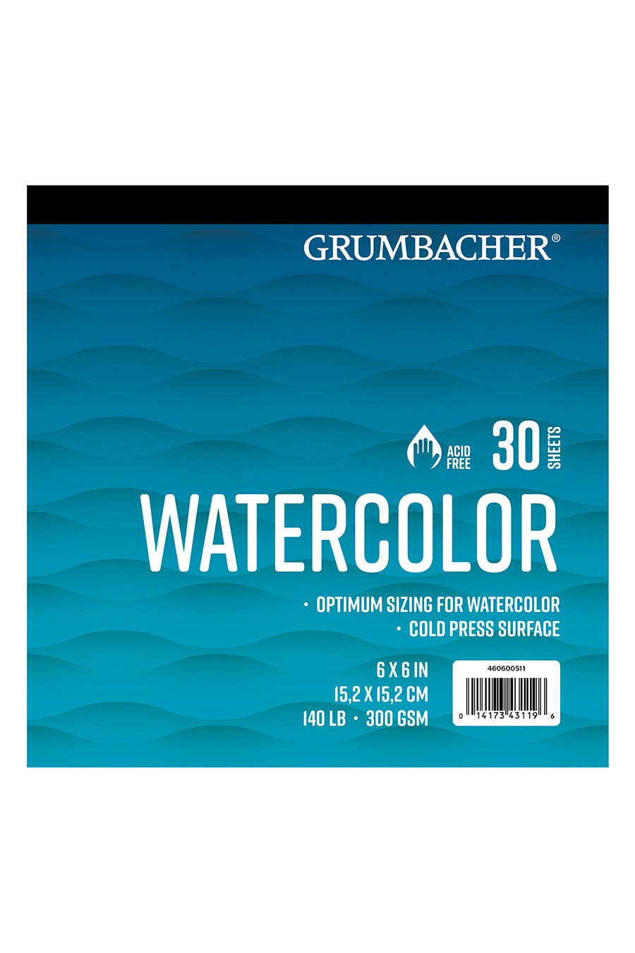 Grumbacher Watercolor Pads: Tape Bound Pad / 9" x 12"