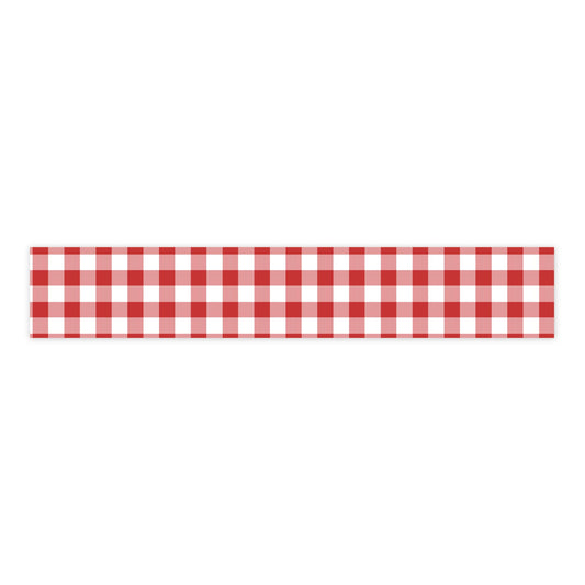 Mom's Kitchen: Red Dashed Gingham Washi Tape