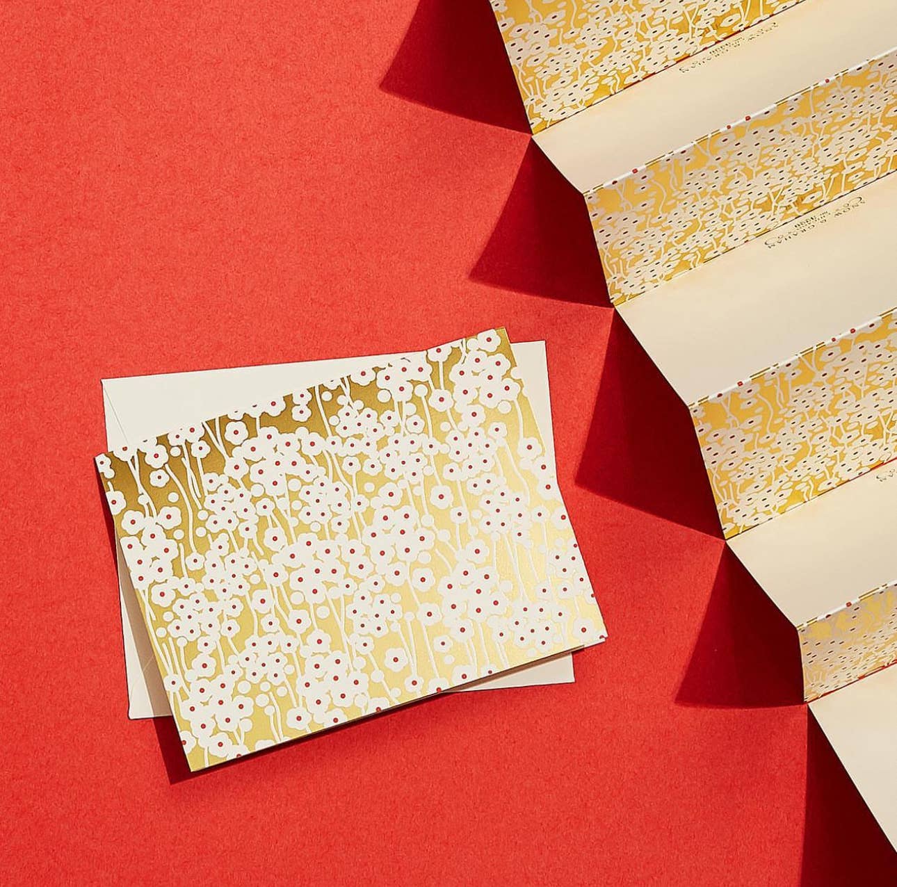 Origami Celine Gilded Blank Notes: Set