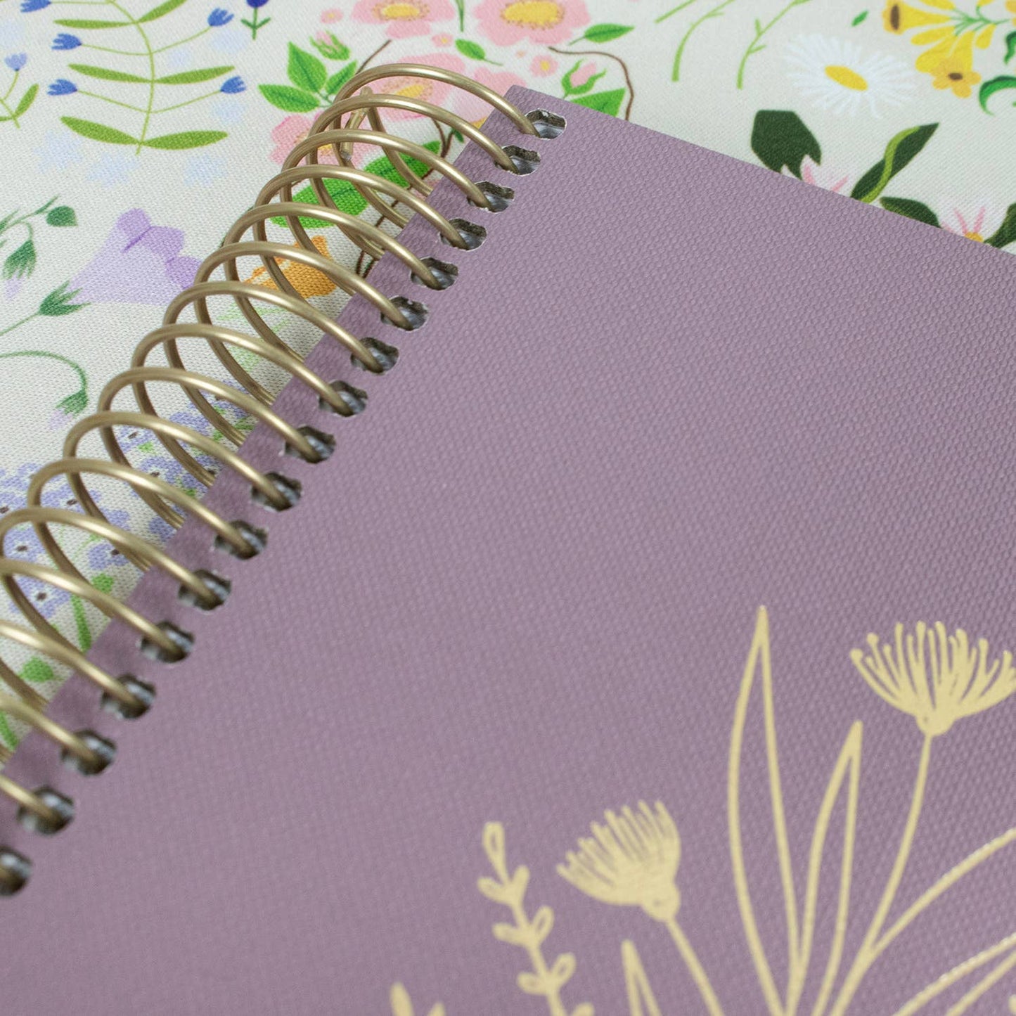 2026-27 Hard Cover Academic Planner, 5x8 Size (A5): Garden Party Beige