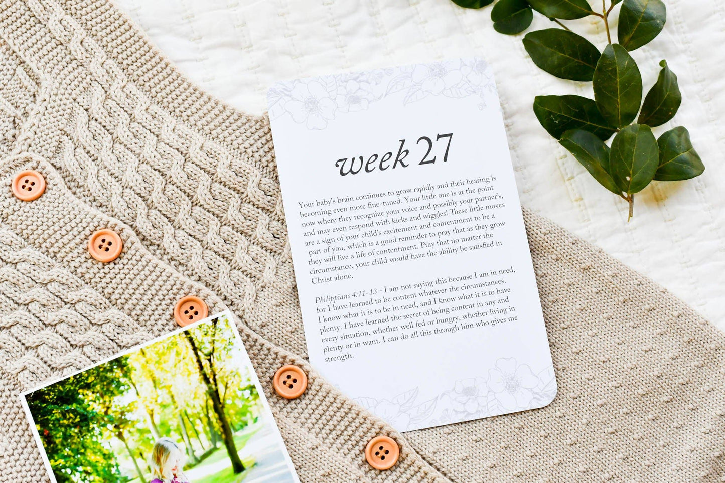 Pregnancy Prayer Cards | Colorful Flowers