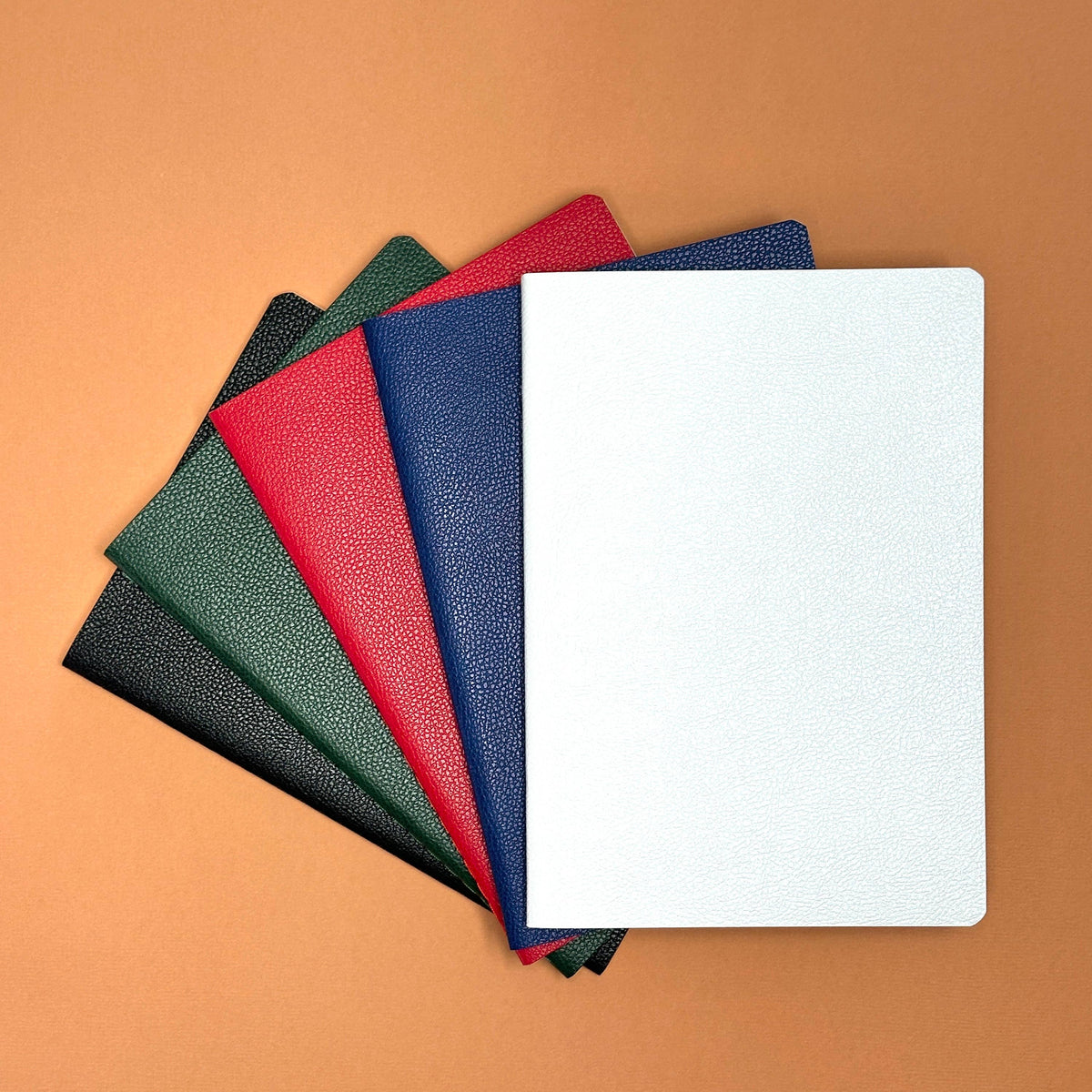 Vegan Leather A5 Notebook - Black