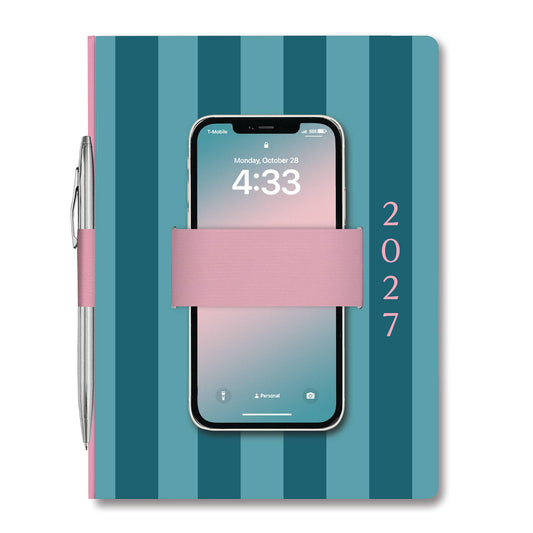 2027 Cabana Stripes Casey Planner