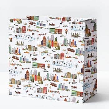 City Christmas Gift Bag: Medium