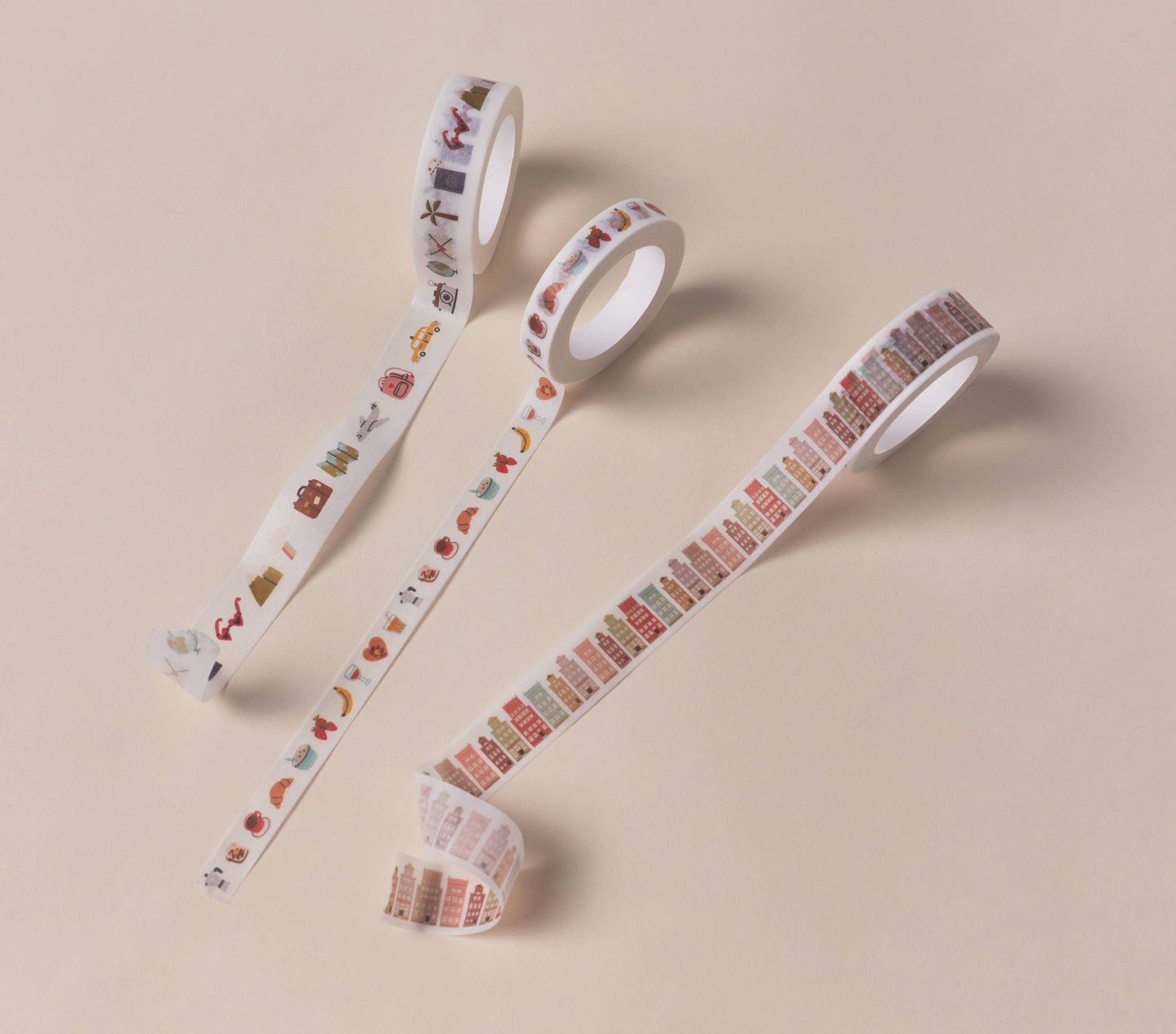 Washi Tape, Set Of 3 - Travel