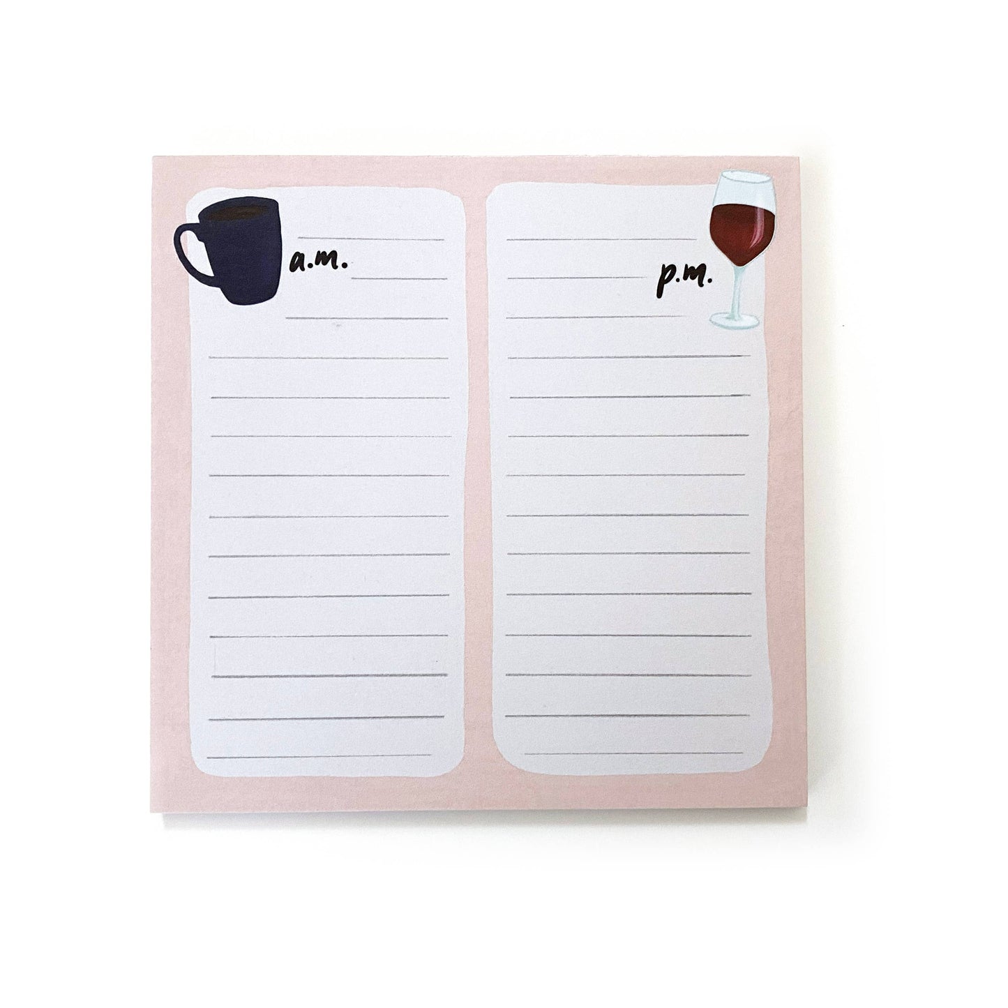 AM / PM List | To-Do Notepad