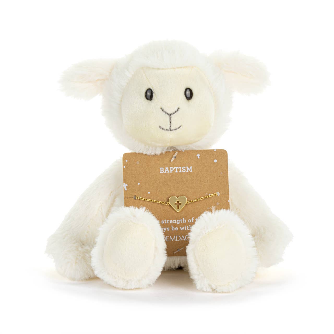 Baptism Lamb + Bracelet - 8in