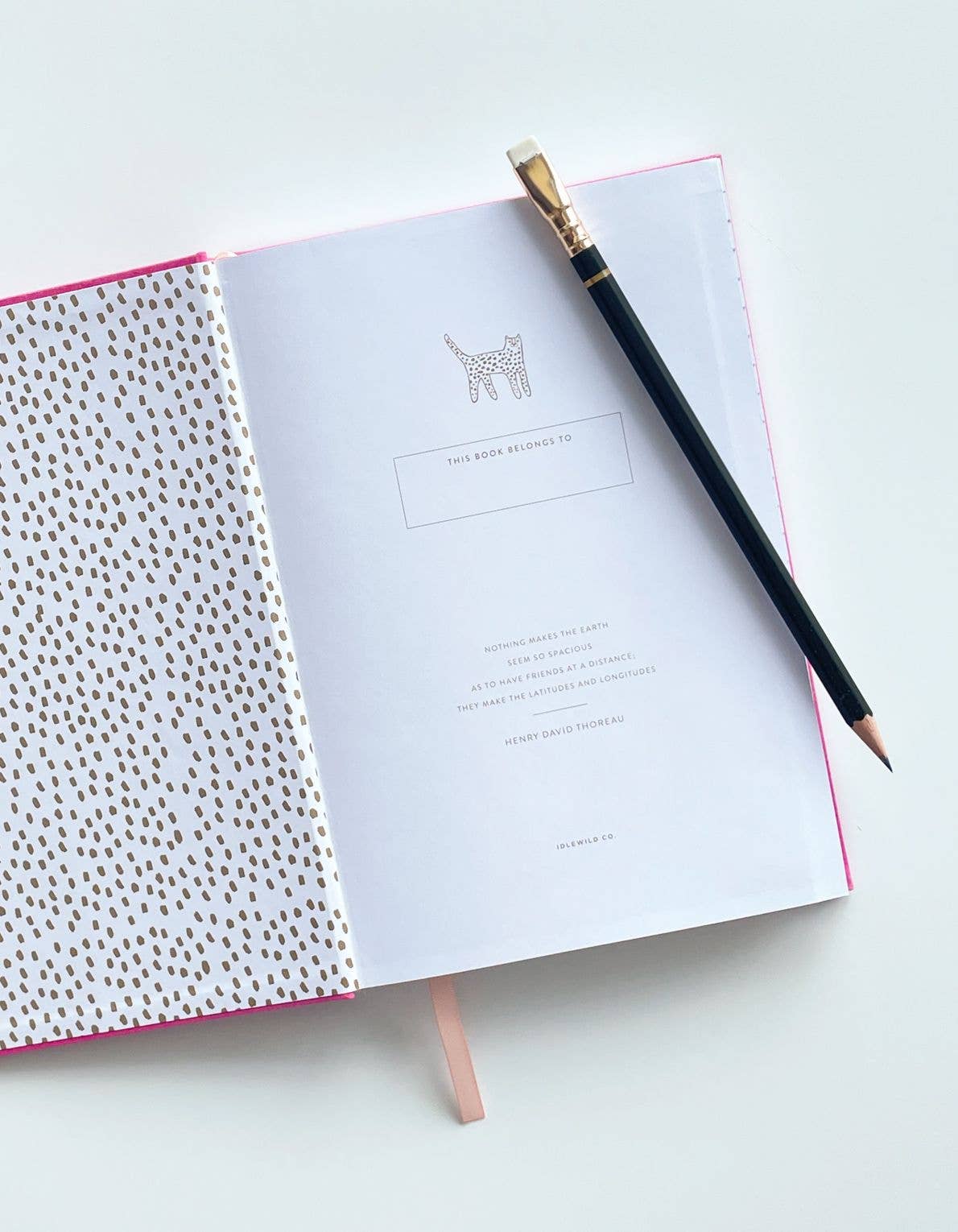 Address Book | Wild Cats (Pink)