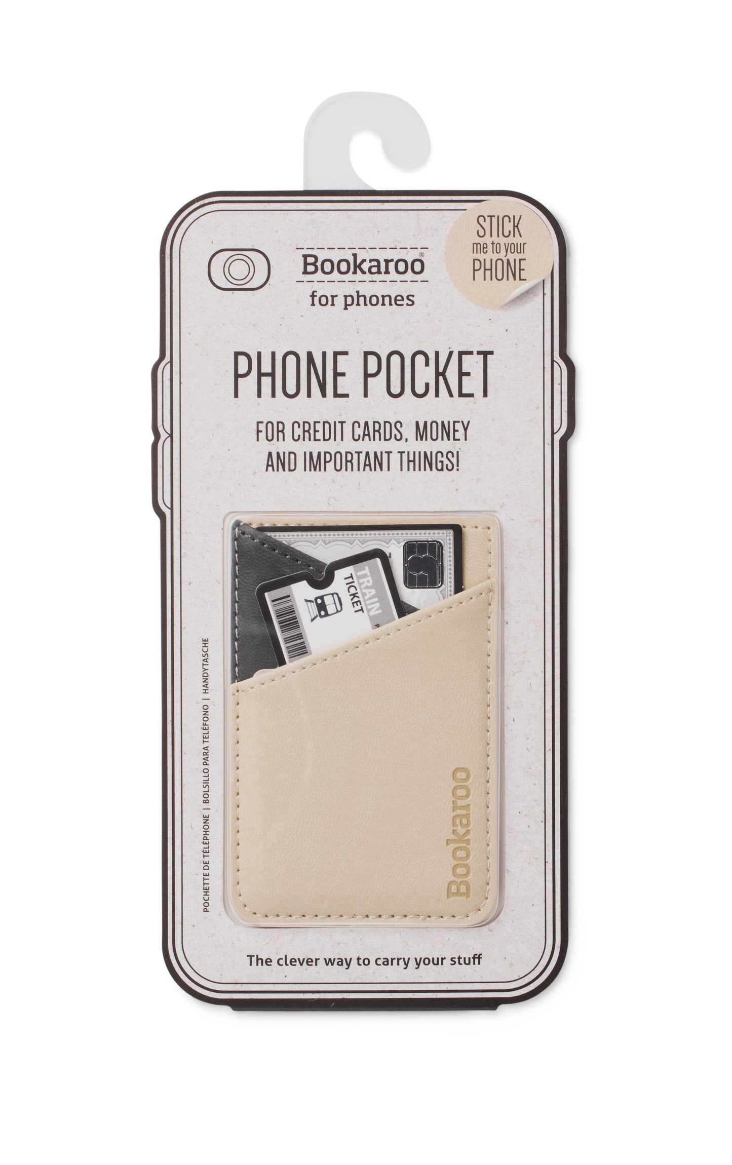 Bookaroo Phone Pocket: Brown