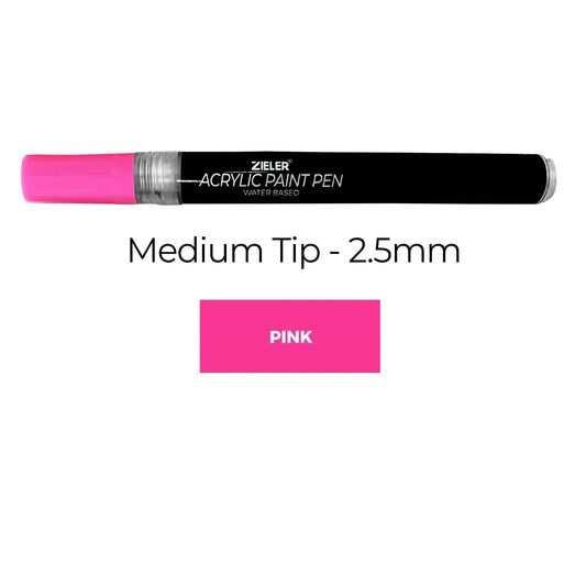 Acrylic Paint Pen - Medium (2.5mm) - Pink