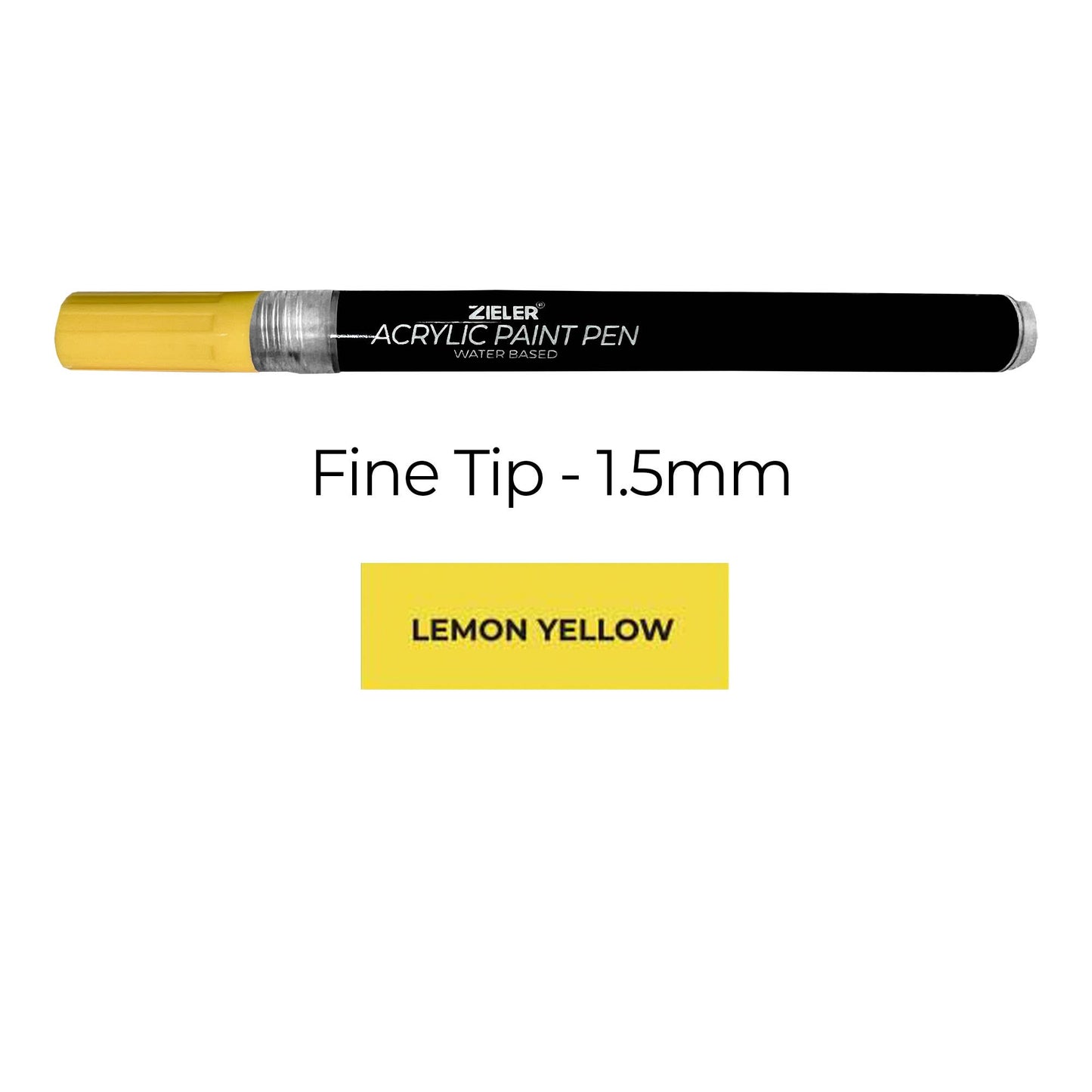Acrylic Paint Pen - Fine (1.5mm) - Lemon Yellow