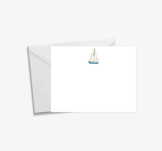 Flat Note Set - sailboat
