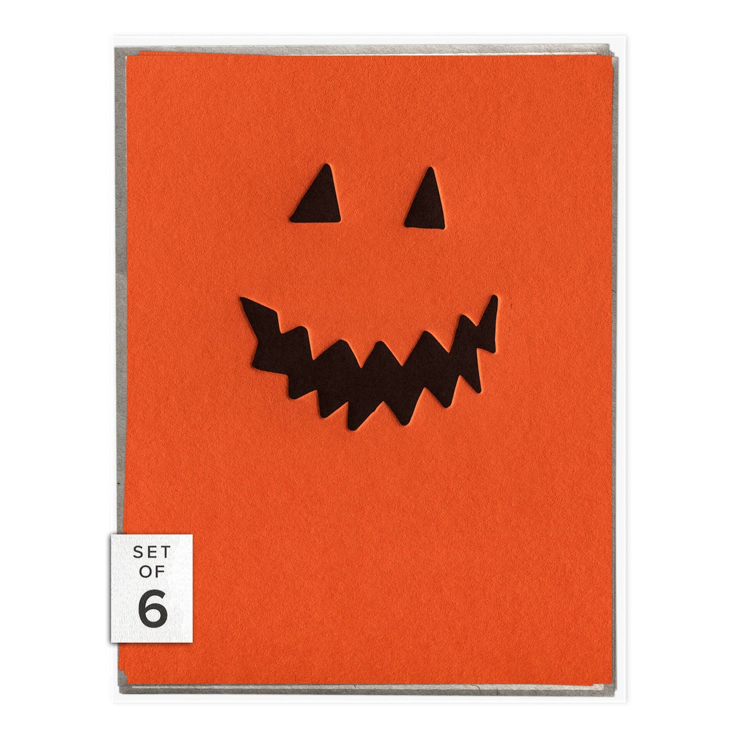 Jack O' Lantern  - Single Halloween card