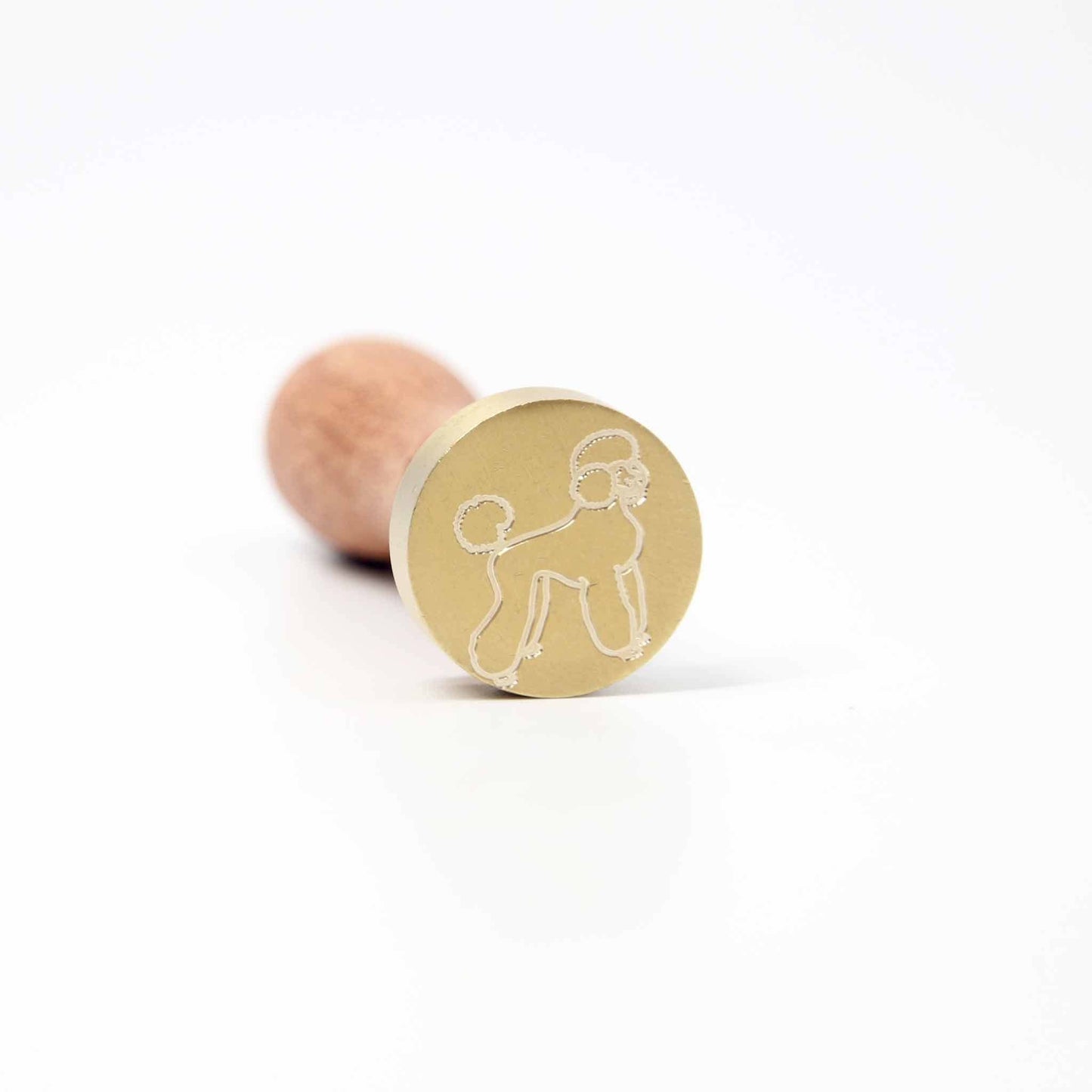 Poodle Wax Seal Stamp (Dog Series): Rosewood