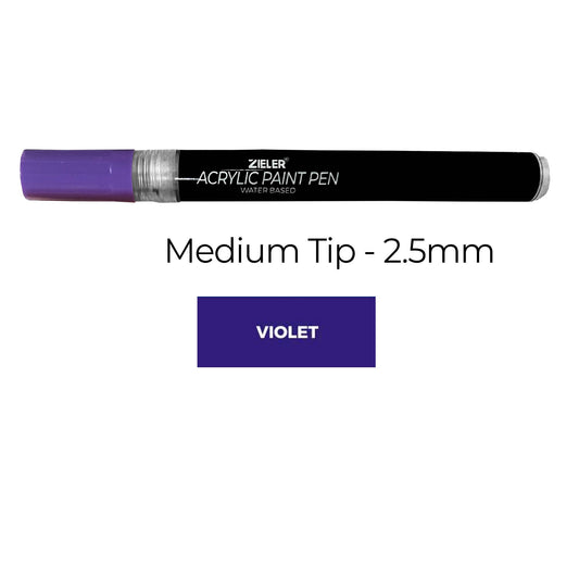 Acrylic Paint Pen - Medium (2.5mm) - Violet