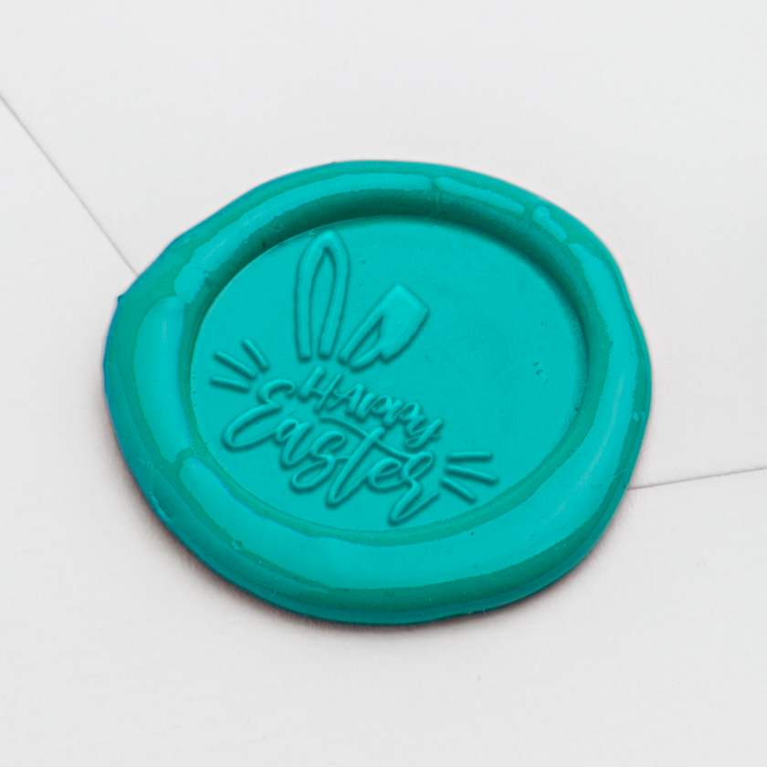 Happy Easter - Wax Seal - Rectangular