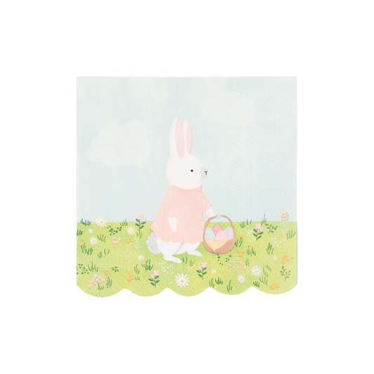 Bunny Cottage Napkin