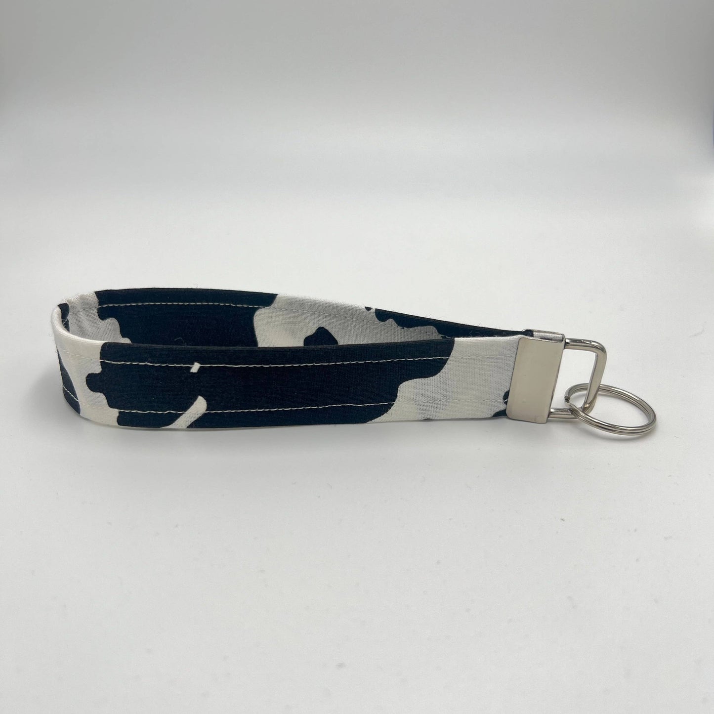 Cow Print Keychain Wristlet, Cowgirl Key Fob
