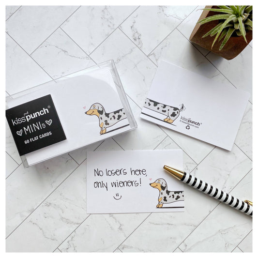 60 ct Mini Notecard - Wiener Dog