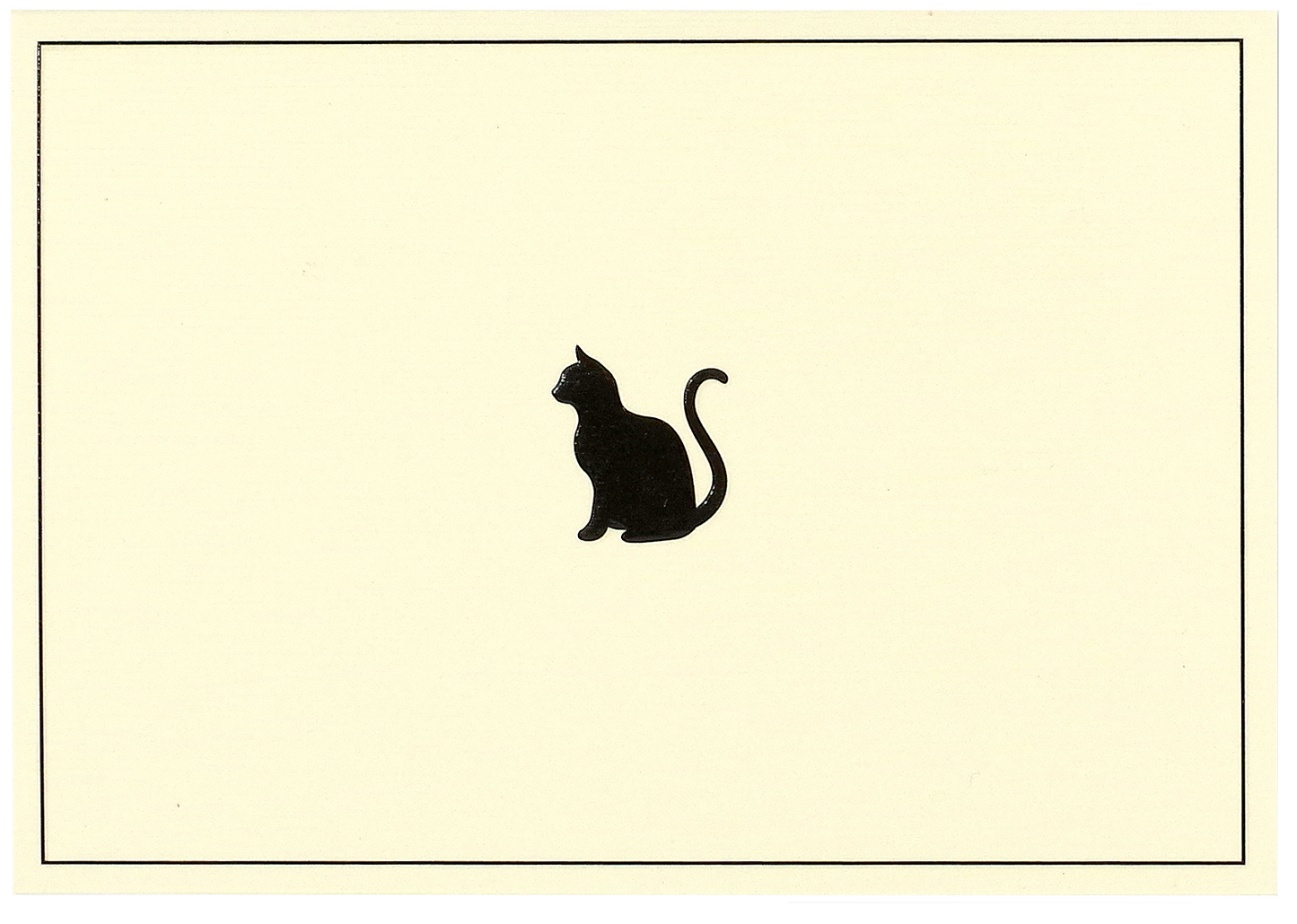 Black Cat Note Cards