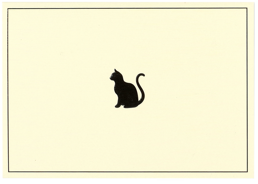 Black Cat Note Cards