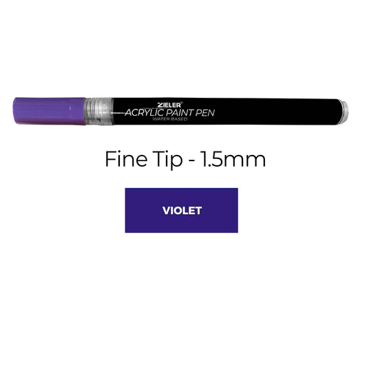 Acrylic Paint Pen - Fine (1.5mm) - Violet