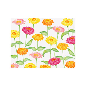 Open image in slideshow, Zinnia Floral Note Card
