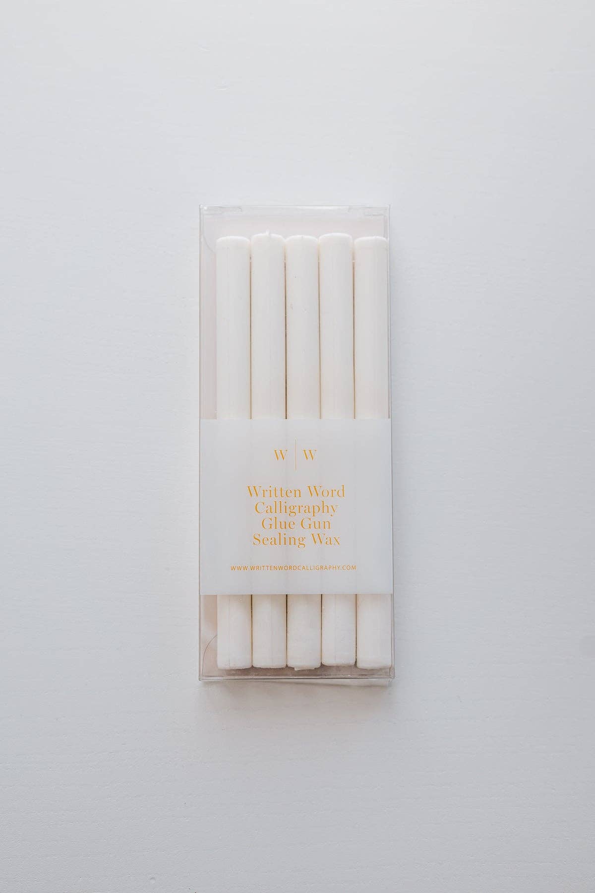 White Glue Gun Sealing Wax (Box of 5 Sticks)
