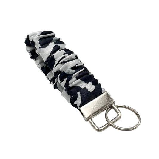 Leopard/Cheetah Scrunchie Keychain Satin Wristlet