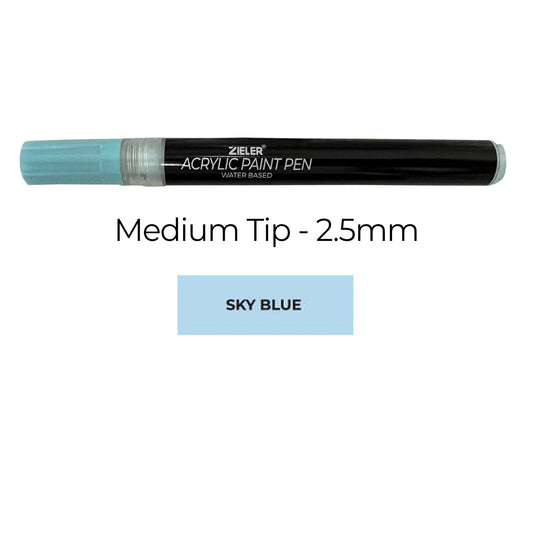 Acrylic Paint Pen - Medium (2.5mm) - Sky Blue