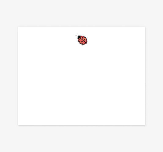 Flat Note Set - lady bug