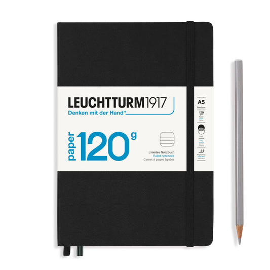 120g Notebook Edition, Medium, 203 p.: Ruled / Black