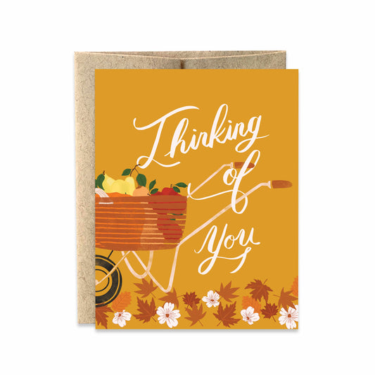 Sympathy Thinking of You Pumpkin Card