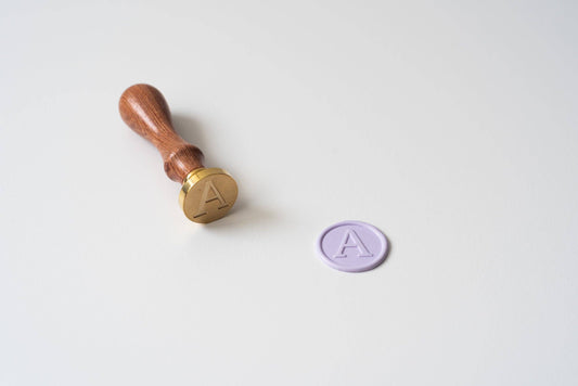 Monogram Letter Wax Seal Stamp: W