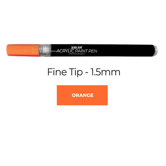Acrylic Paint Pen - Fine (1.5mm) - Orange